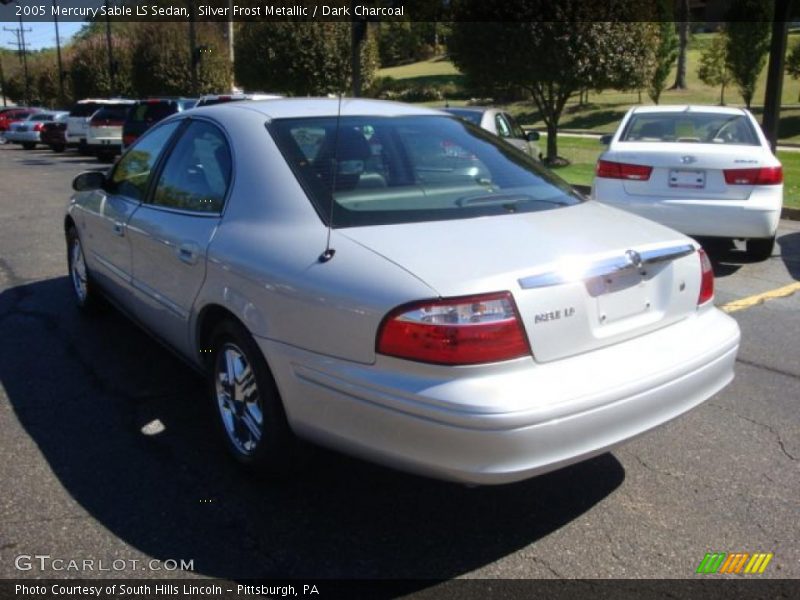 Silver Frost Metallic / Dark Charcoal 2005 Mercury Sable LS Sedan