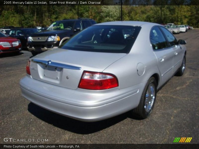 Silver Frost Metallic / Dark Charcoal 2005 Mercury Sable LS Sedan