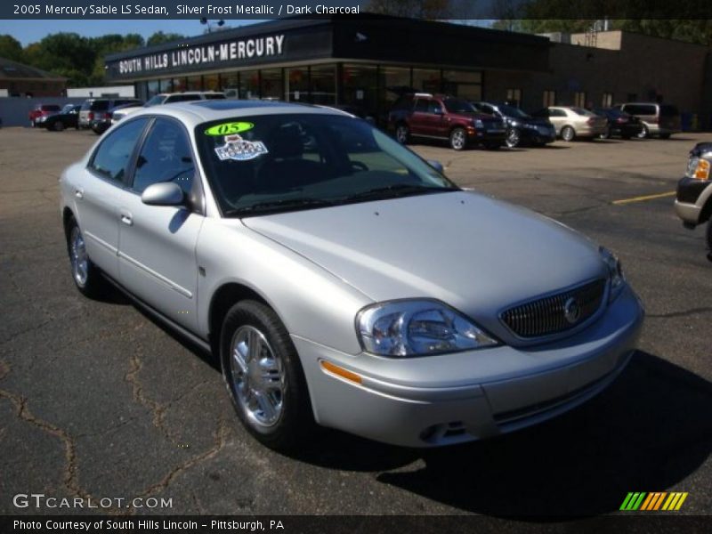 Silver Frost Metallic / Dark Charcoal 2005 Mercury Sable LS Sedan