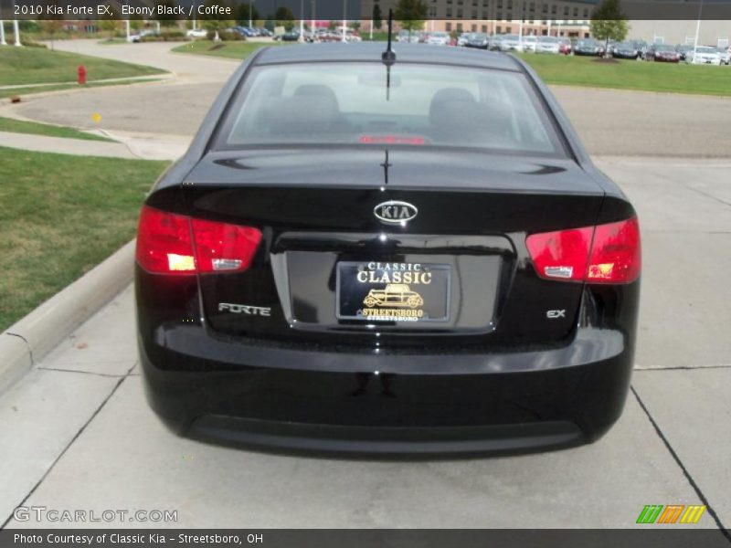 Ebony Black / Coffee 2010 Kia Forte EX