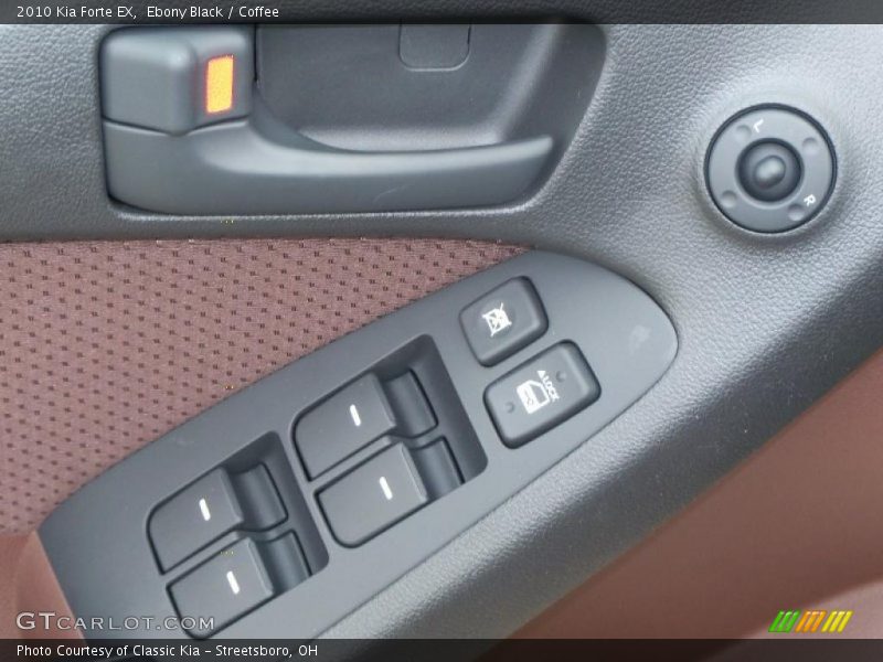 Ebony Black / Coffee 2010 Kia Forte EX