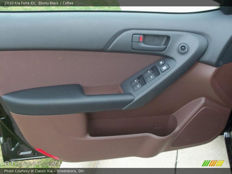 Ebony Black / Coffee 2010 Kia Forte EX