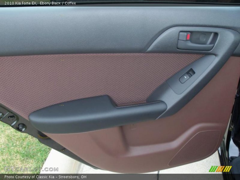 Ebony Black / Coffee 2010 Kia Forte EX