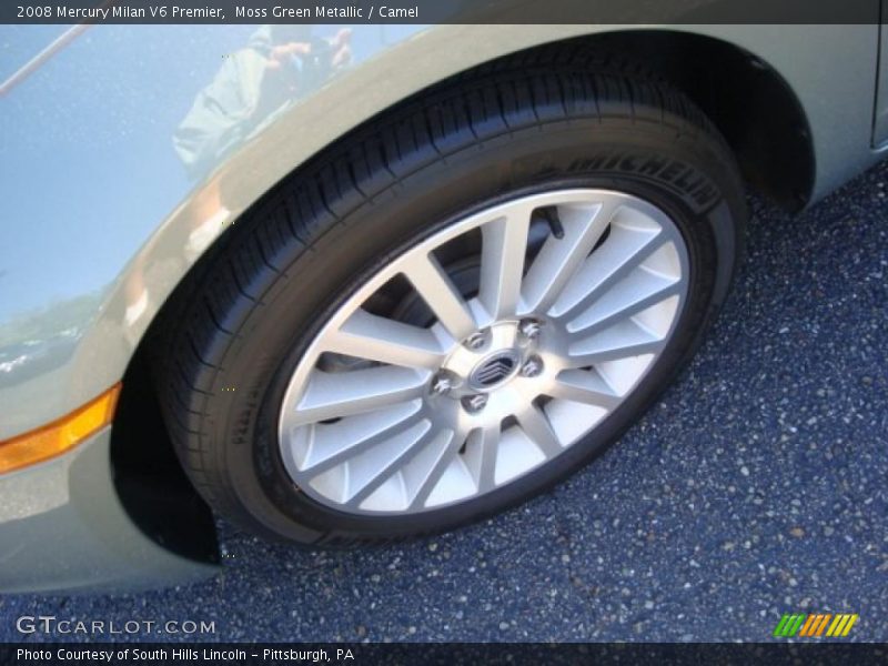 Moss Green Metallic / Camel 2008 Mercury Milan V6 Premier