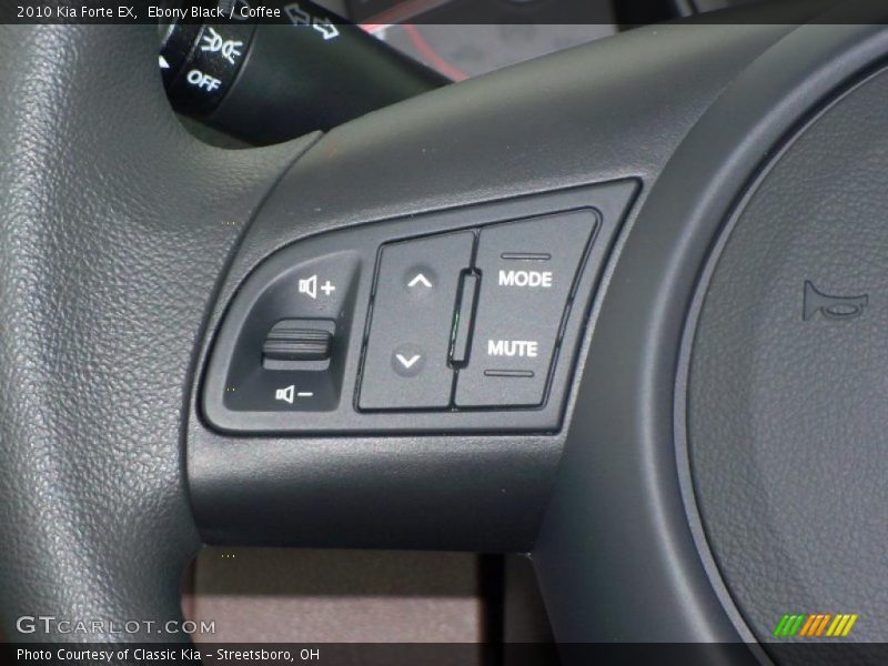 Ebony Black / Coffee 2010 Kia Forte EX