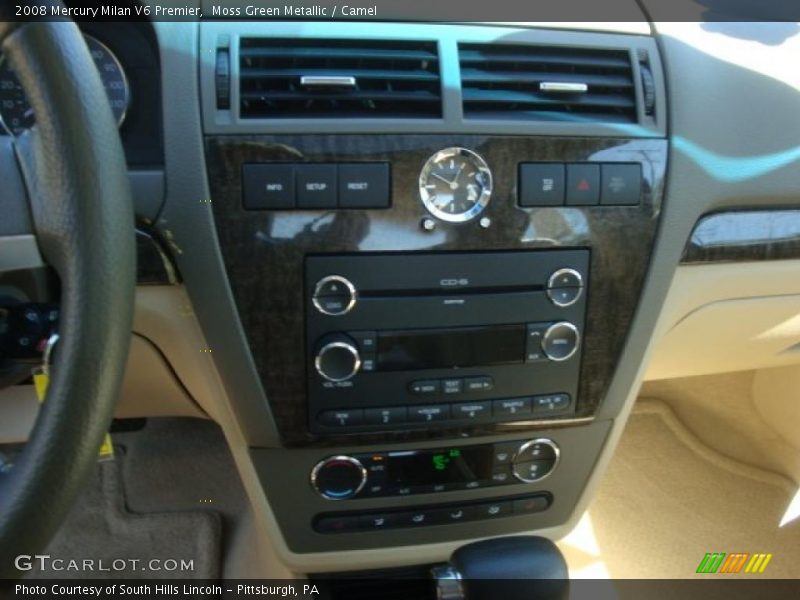 Moss Green Metallic / Camel 2008 Mercury Milan V6 Premier