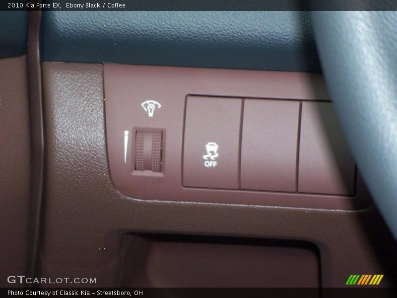 Ebony Black / Coffee 2010 Kia Forte EX