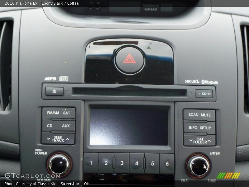 Ebony Black / Coffee 2010 Kia Forte EX
