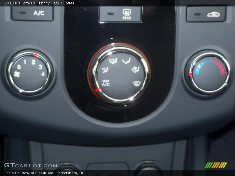 Ebony Black / Coffee 2010 Kia Forte EX