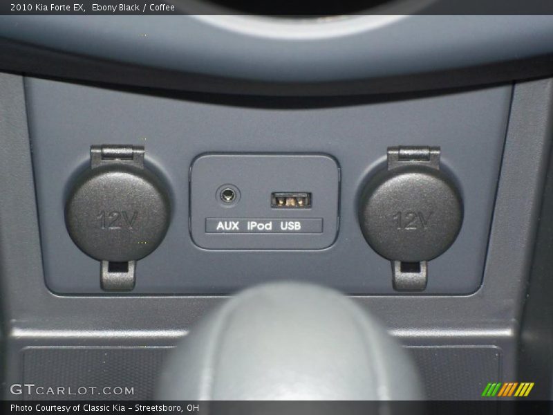 Ebony Black / Coffee 2010 Kia Forte EX