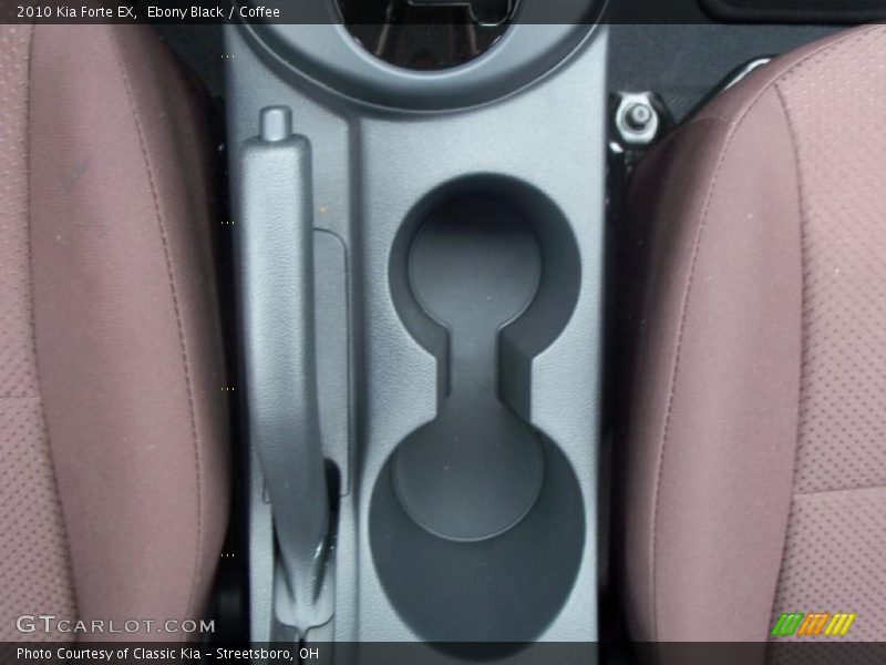 Ebony Black / Coffee 2010 Kia Forte EX