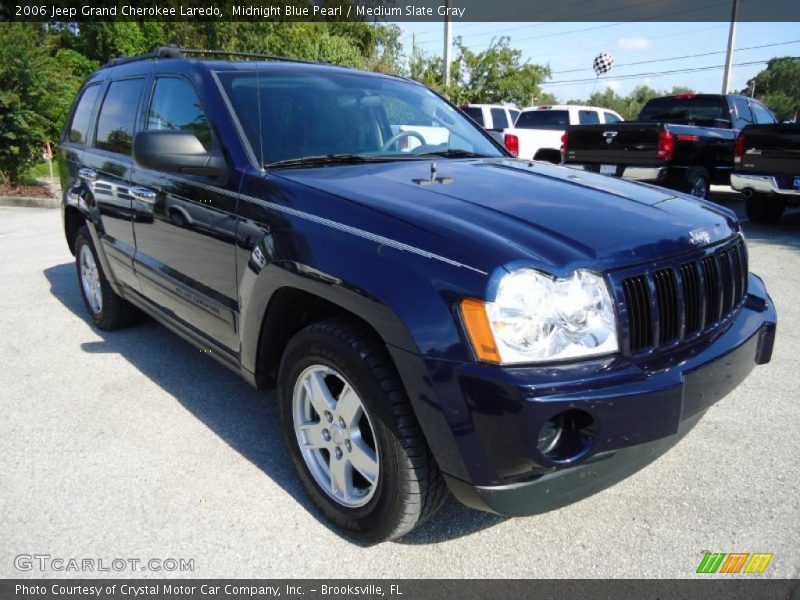 Midnight Blue Pearl / Medium Slate Gray 2006 Jeep Grand Cherokee Laredo