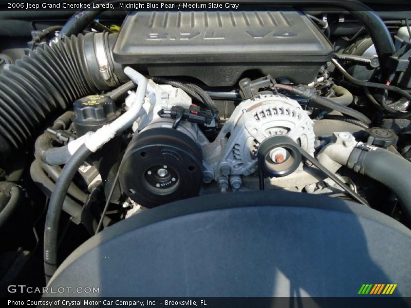 Midnight Blue Pearl / Medium Slate Gray 2006 Jeep Grand Cherokee Laredo