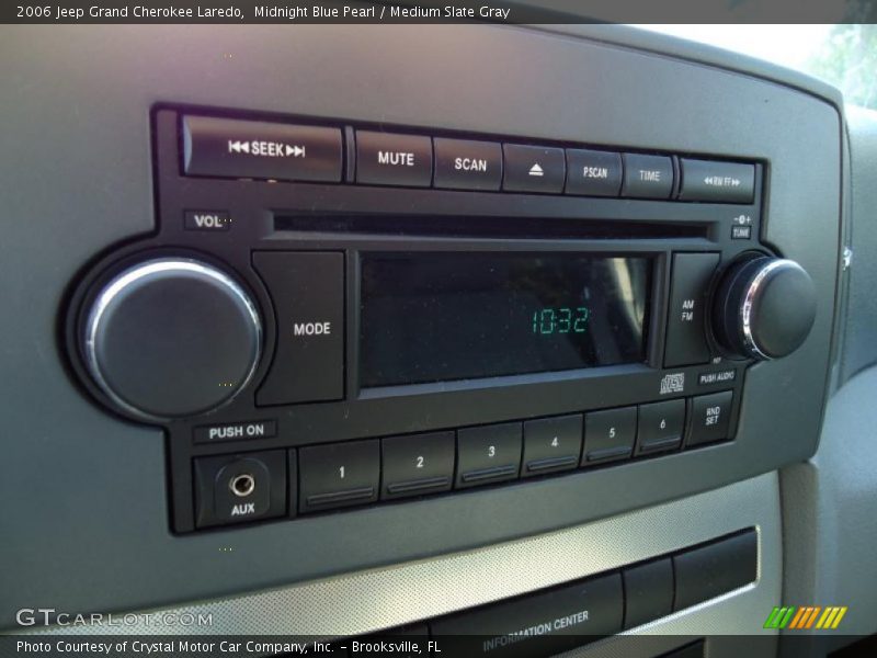 Midnight Blue Pearl / Medium Slate Gray 2006 Jeep Grand Cherokee Laredo
