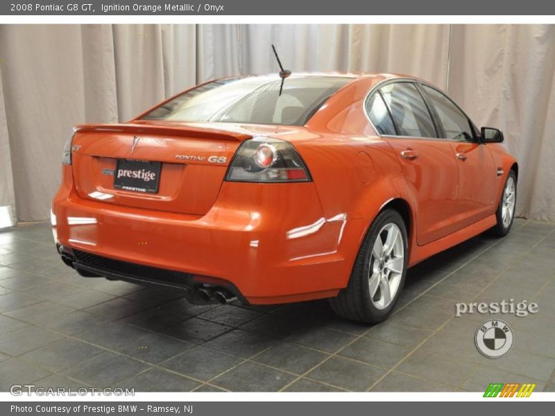 Ignition Orange Metallic / Onyx 2008 Pontiac G8 GT