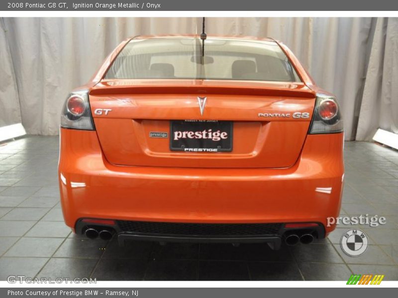 Ignition Orange Metallic / Onyx 2008 Pontiac G8 GT