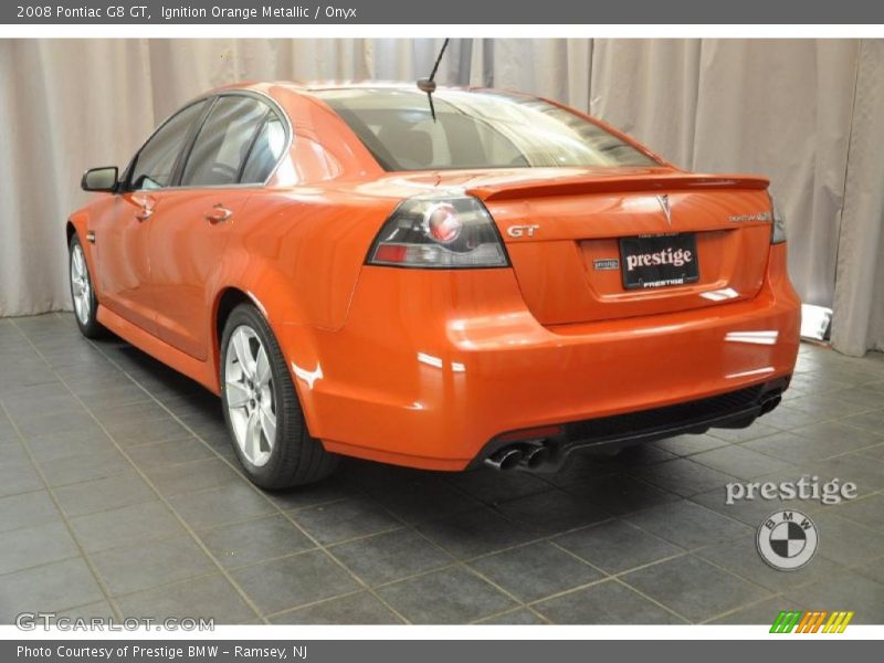 Ignition Orange Metallic / Onyx 2008 Pontiac G8 GT