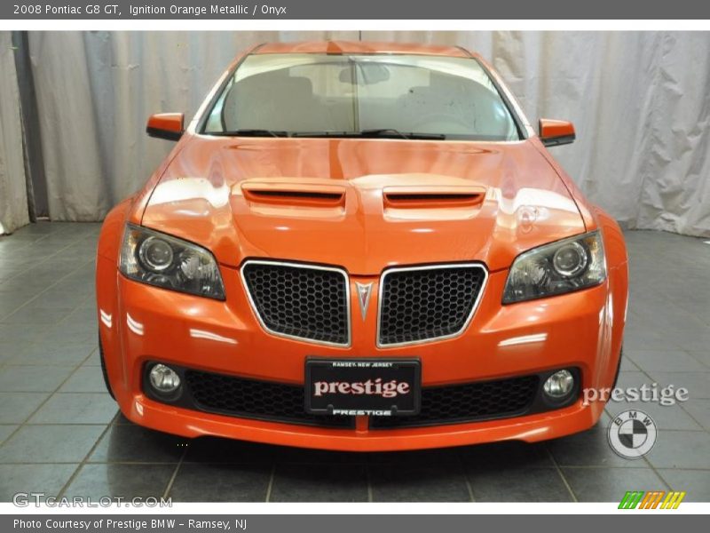 Ignition Orange Metallic / Onyx 2008 Pontiac G8 GT