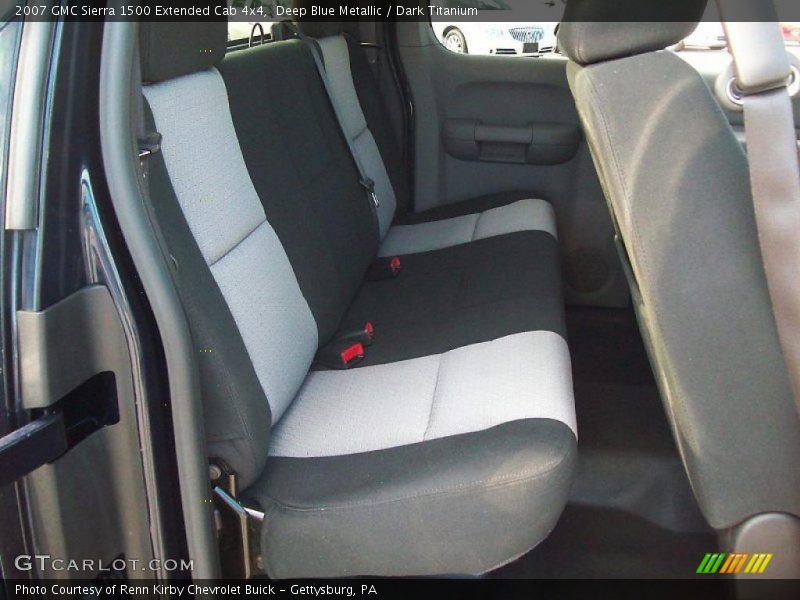 Deep Blue Metallic / Dark Titanium 2007 GMC Sierra 1500 Extended Cab 4x4