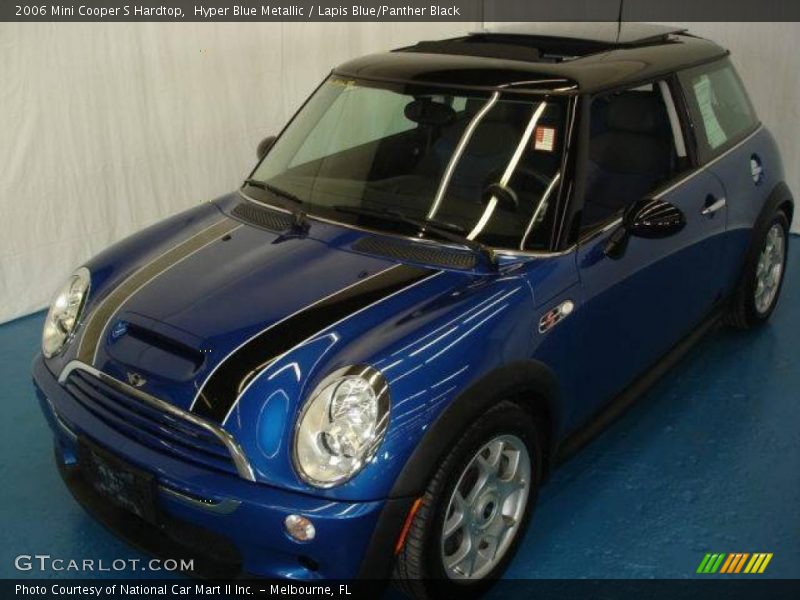 Hyper Blue Metallic / Lapis Blue/Panther Black 2006 Mini Cooper S Hardtop