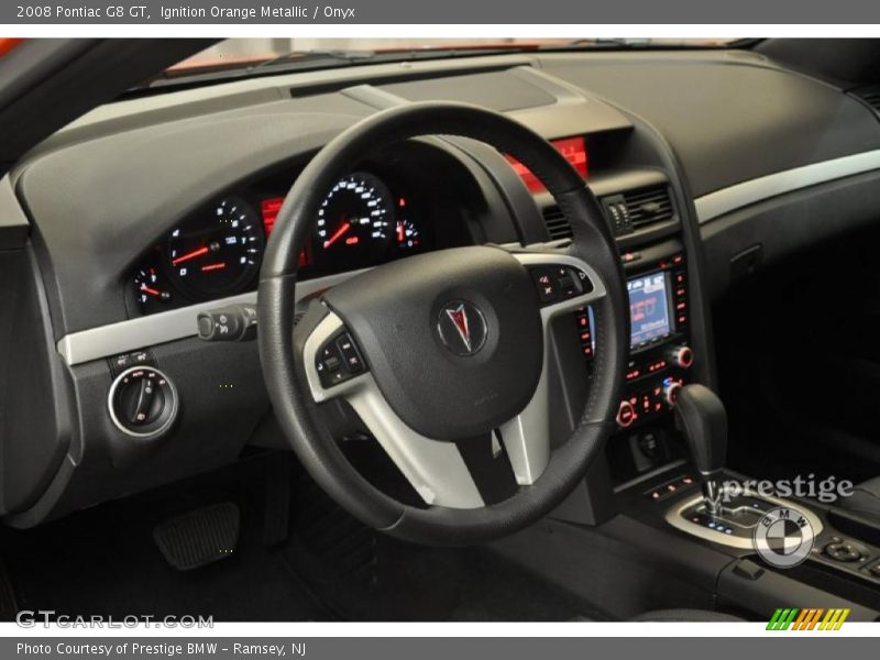 Ignition Orange Metallic / Onyx 2008 Pontiac G8 GT
