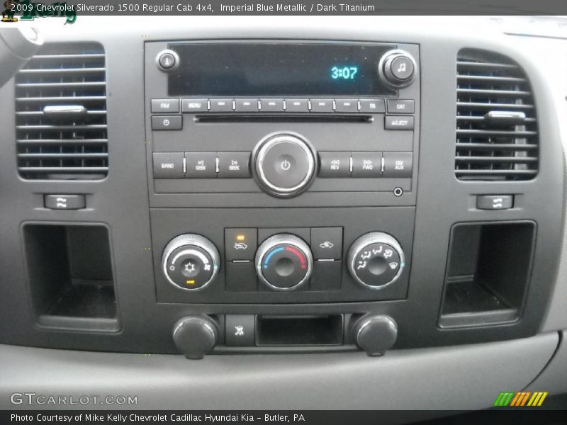 Imperial Blue Metallic / Dark Titanium 2009 Chevrolet Silverado 1500 Regular Cab 4x4