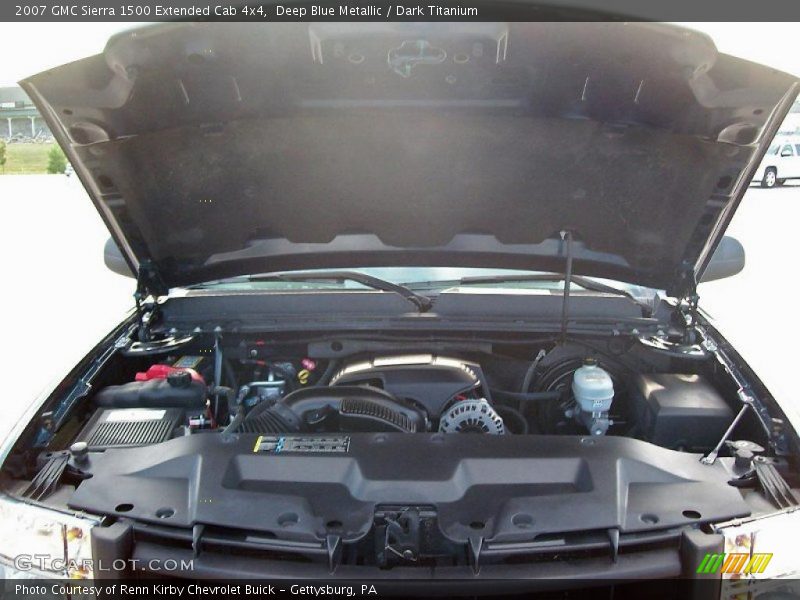 Deep Blue Metallic / Dark Titanium 2007 GMC Sierra 1500 Extended Cab 4x4
