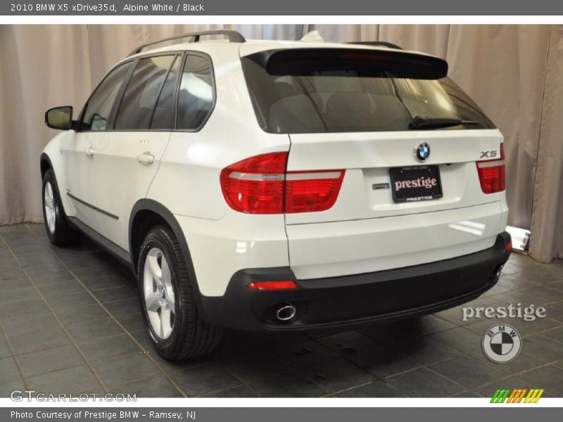 Alpine White / Black 2010 BMW X5 xDrive35d