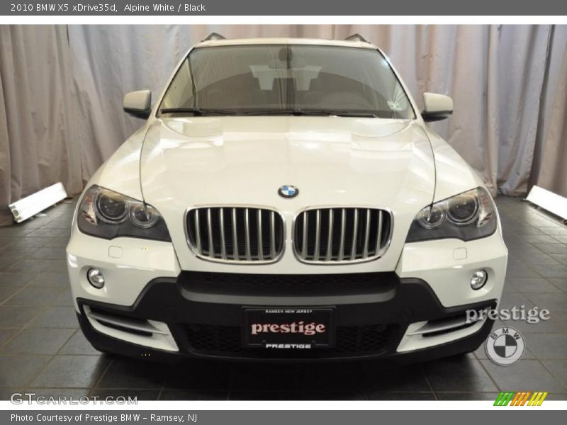 Alpine White / Black 2010 BMW X5 xDrive35d