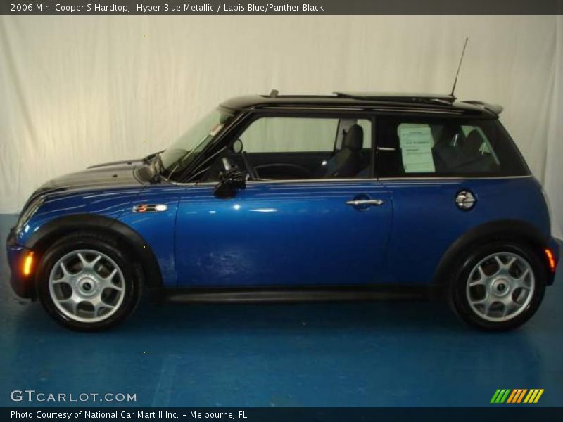 Hyper Blue Metallic / Lapis Blue/Panther Black 2006 Mini Cooper S Hardtop
