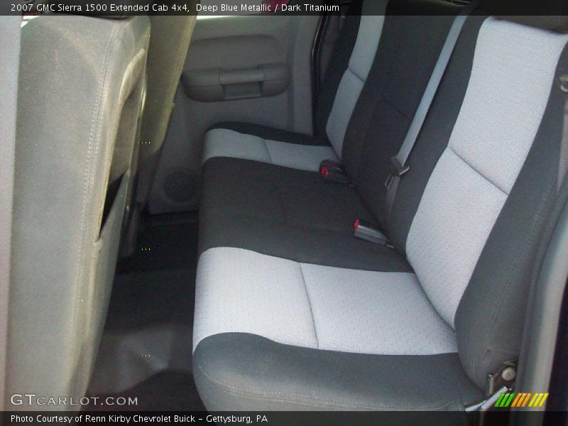 Deep Blue Metallic / Dark Titanium 2007 GMC Sierra 1500 Extended Cab 4x4