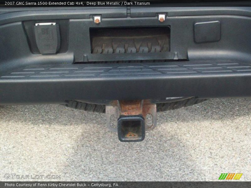 Deep Blue Metallic / Dark Titanium 2007 GMC Sierra 1500 Extended Cab 4x4
