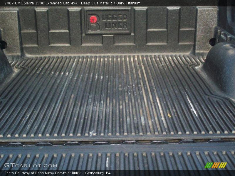 Deep Blue Metallic / Dark Titanium 2007 GMC Sierra 1500 Extended Cab 4x4