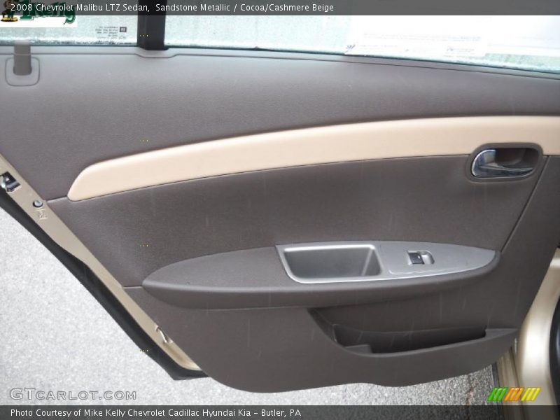 Sandstone Metallic / Cocoa/Cashmere Beige 2008 Chevrolet Malibu LTZ Sedan
