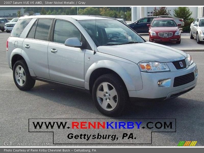 Silver Nickel Metallic / Gray 2007 Saturn VUE V6 AWD