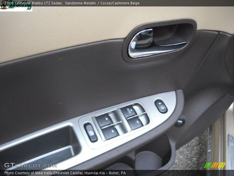 Sandstone Metallic / Cocoa/Cashmere Beige 2008 Chevrolet Malibu LTZ Sedan