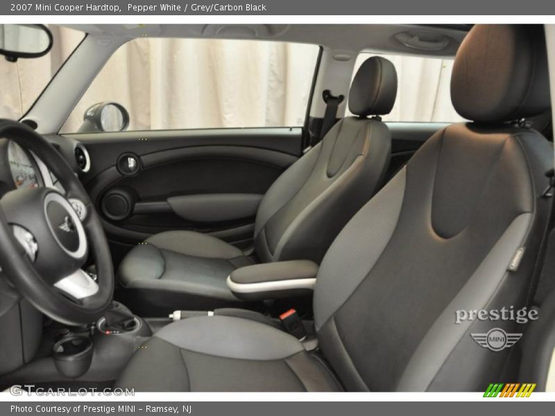 Pepper White / Grey/Carbon Black 2007 Mini Cooper Hardtop