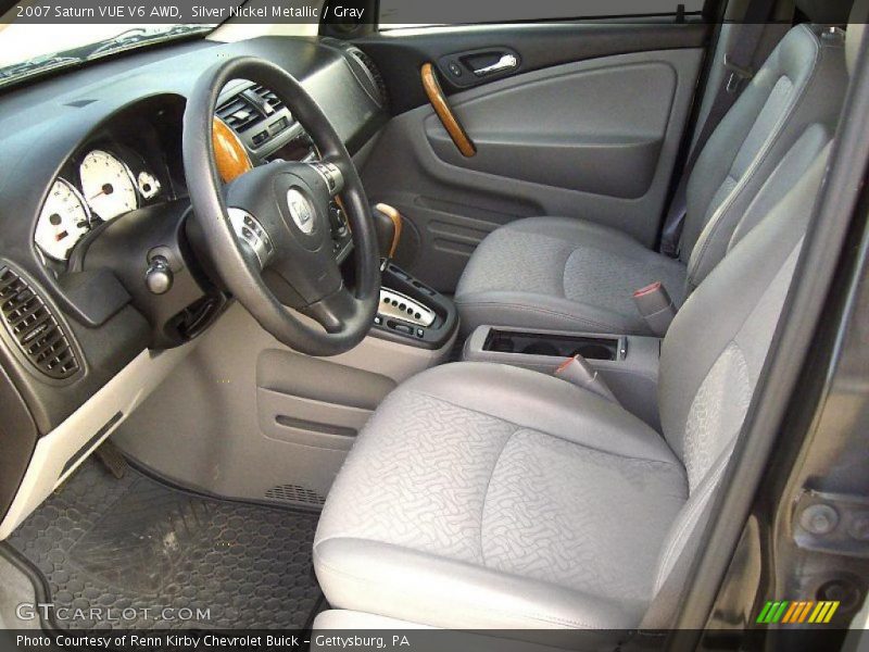 Silver Nickel Metallic / Gray 2007 Saturn VUE V6 AWD