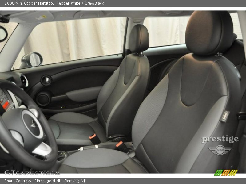 Pepper White / Grey/Black 2008 Mini Cooper Hardtop
