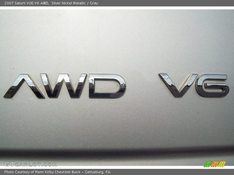 Silver Nickel Metallic / Gray 2007 Saturn VUE V6 AWD