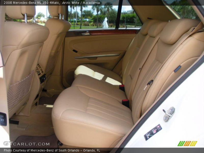Arctic White / Macadamia 2008 Mercedes-Benz ML 350 4Matic