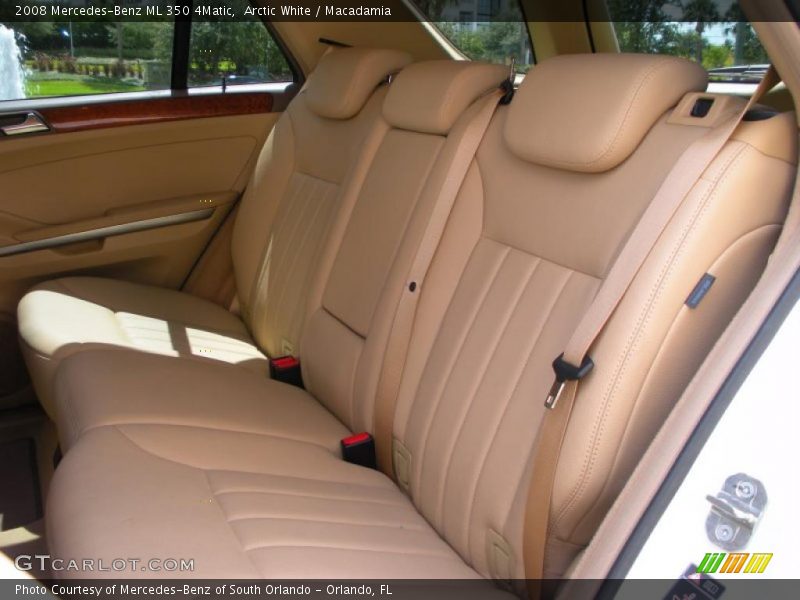 Arctic White / Macadamia 2008 Mercedes-Benz ML 350 4Matic