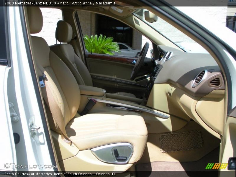 Arctic White / Macadamia 2008 Mercedes-Benz ML 350 4Matic