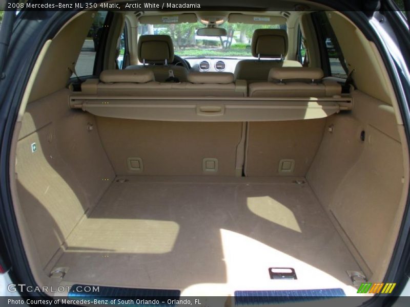 Arctic White / Macadamia 2008 Mercedes-Benz ML 350 4Matic