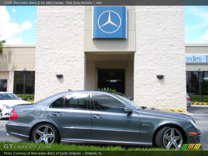 Flint Grey Metallic / Ash 2008 Mercedes-Benz E 63 AMG Sedan