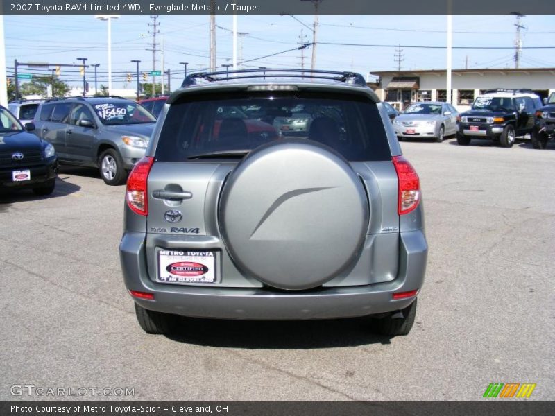 Everglade Metallic / Taupe 2007 Toyota RAV4 Limited 4WD
