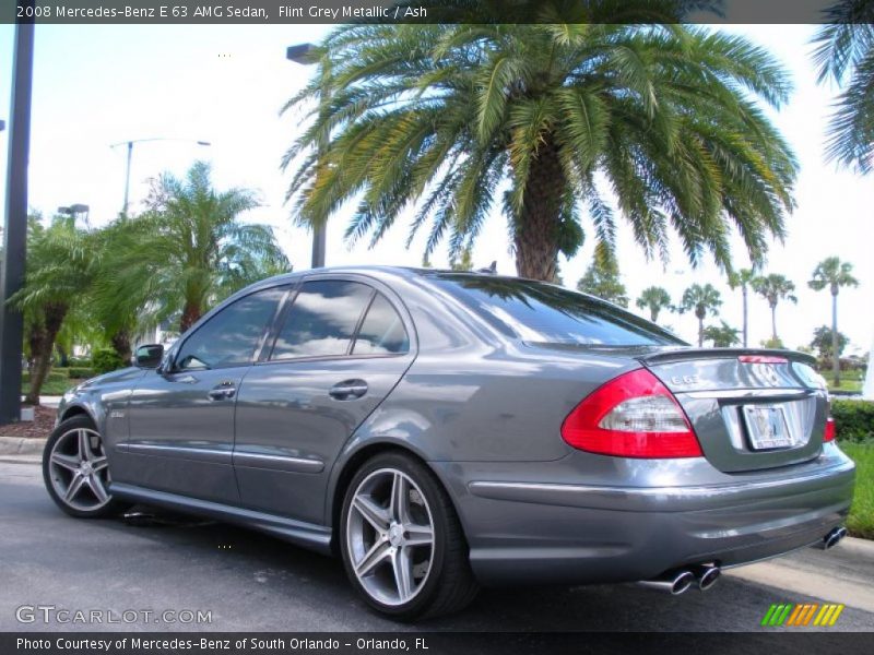 Flint Grey Metallic / Ash 2008 Mercedes-Benz E 63 AMG Sedan