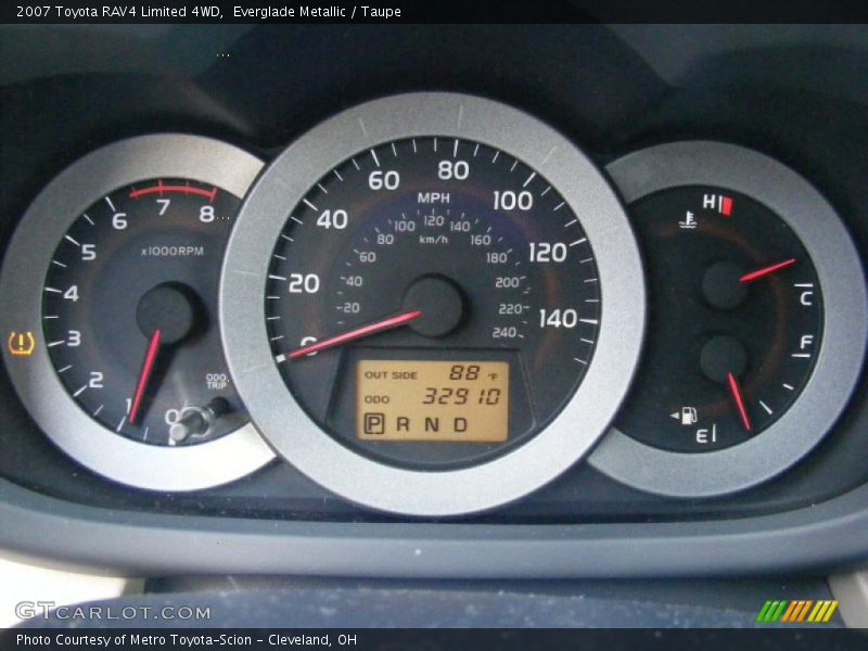 Everglade Metallic / Taupe 2007 Toyota RAV4 Limited 4WD