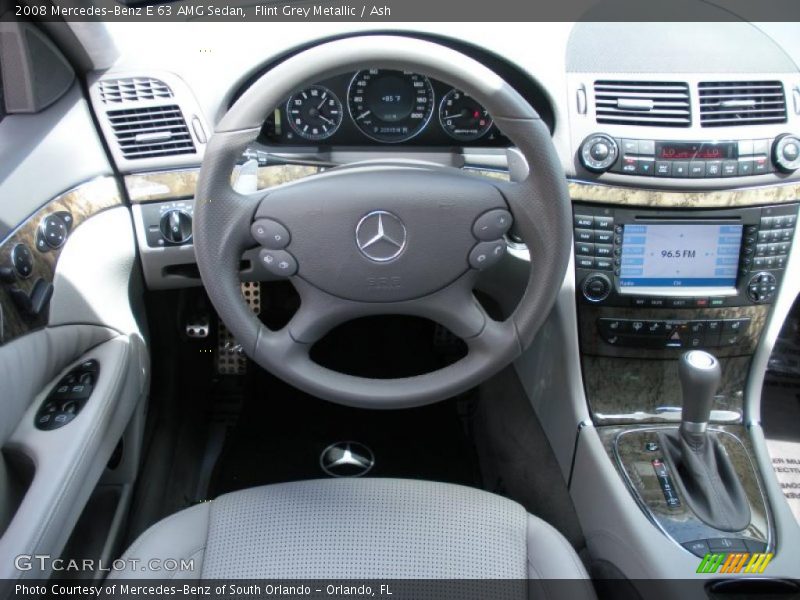 Flint Grey Metallic / Ash 2008 Mercedes-Benz E 63 AMG Sedan