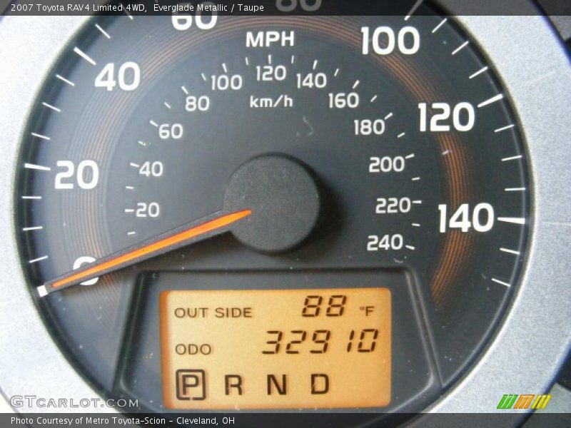 Everglade Metallic / Taupe 2007 Toyota RAV4 Limited 4WD